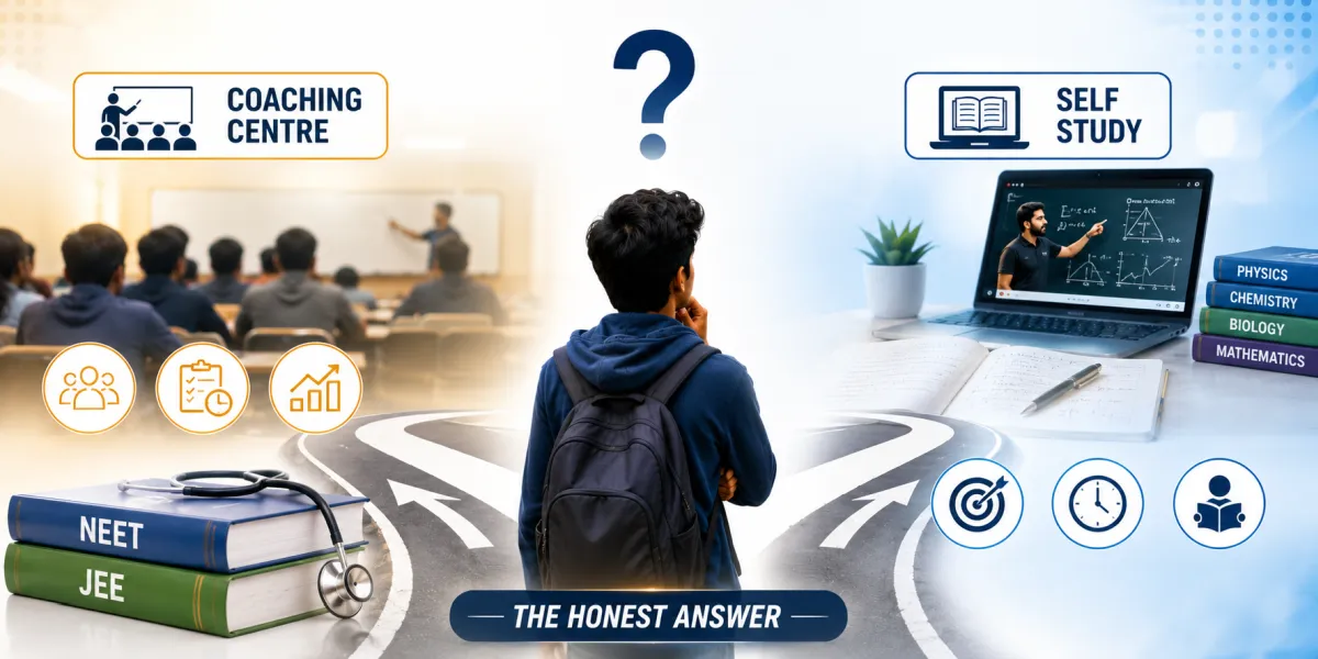 Do You Need a Coaching Centre for NEET or JEE? The Honest Answer