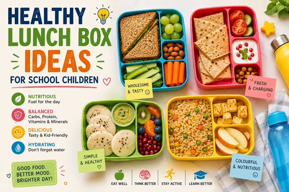 Healthy Lunch Box Ideas for School Children