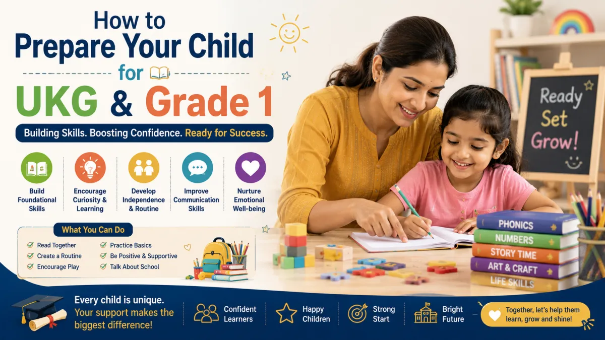 How to Prepare Your Child for UKG and Grade 1